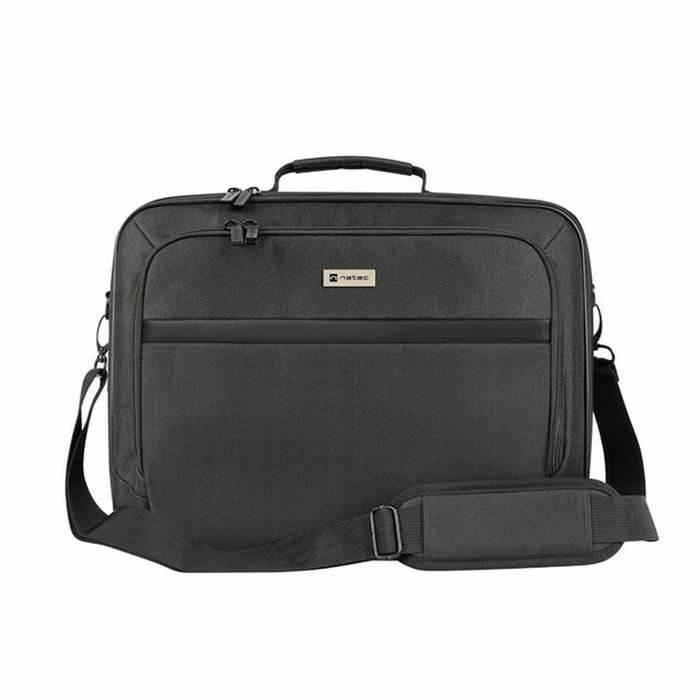 Natec Boxer Lite Maletín para portátil 15.6 pulg. Negro