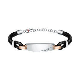 Sector Pulsera de Acero Negro 22cm