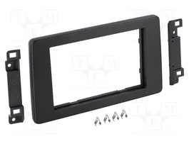 ACV Bastidor de montaje de radio para Renault Express (RJK) 2021-2023, 2 DIN, negro