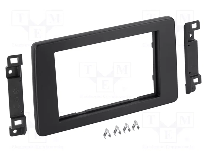 ACV Bastidor de montaje de radio para Renault Express (RJK) 2021-2023, 2 DIN, negro ACV Bastidor de montaje de radio para Renault Express (RJK) 2021-2023, 2 DIN, negro