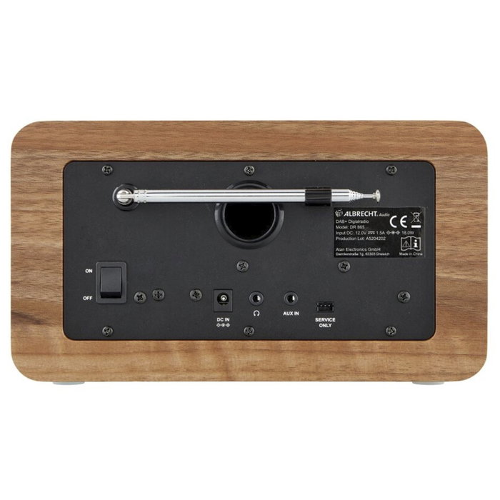 Albrecht DR 865 Radio Portátil Digital DAB+ y FM Albrecht DR 865 Radio Portátil Digital DAB+ y FM