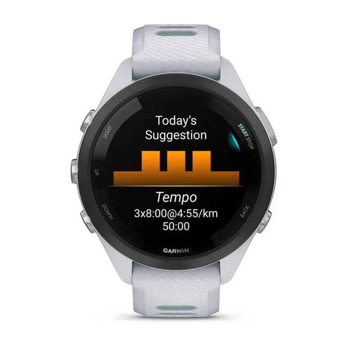 Garmin Forerunner 265S AMOLED 42 mm Negro y Blanco Garmin Forerunner 265S AMOLED 42 mm Negro y Blanco
