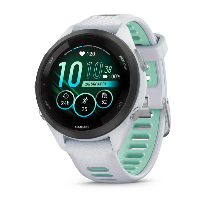 Garmin Forerunner 265S Reloj Deportivo 42 mm AMOLED Táctil Negro/Blanco Garmin Forerunner 265S Reloj Deportivo 42 mm AMOLED Táctil Negro/Blanco