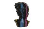 DKD Home Decor Figura de Busto en Resina Negro y Multicolor
