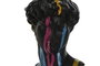 DKD Home Decor Figura de Busto en Resina Negro y Multicolor