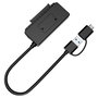 Conceptronic Adaptador ABBY21B USB Type-A a SATA 22-pin Negro