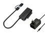 Conceptronic ABBY21B Adaptador USB-A/USB-C a SATA 22-pin Negro