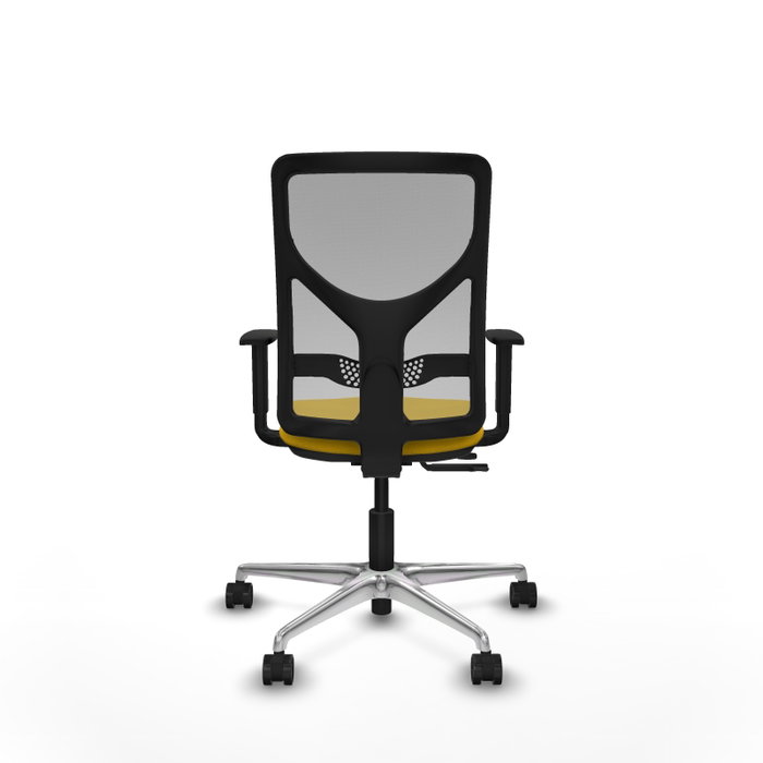PIQUERAS Y CRESPO Silla de oficina Motilla con mecanismo Sincro/Traslack, Amarillo y Gris PIQUERAS Y CRESPO Silla de oficina Motilla con mecanismo Sincro/Traslack, Amarillo y Gris