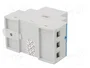 Finder 7M.38.8.400.0212 Medidor de energía multifunción LCD, MODBUS, S0, NFC, MID