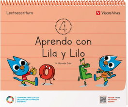 VICENS VIVES, Aprendo con Lila y Lilo Cuaderno 4, Nuria Hervada Sala