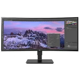 LG Monitor 35BN77CP-B 35" Curvo Ultrapanorámico WQHD 3440x1440 21:9, USB-C 90W, 100Hz, HDR10, Altavoces, Ajustable en Altura, Negro