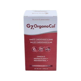 SILICIUM G7 Orgonocol 135 Cápsulas - Omega 3 y Monacolina K para el Control del Colesterol