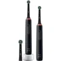Cepillo de Dientes Eléctrico Oral-B Pro 3 3900 Negro (2 Unidades)