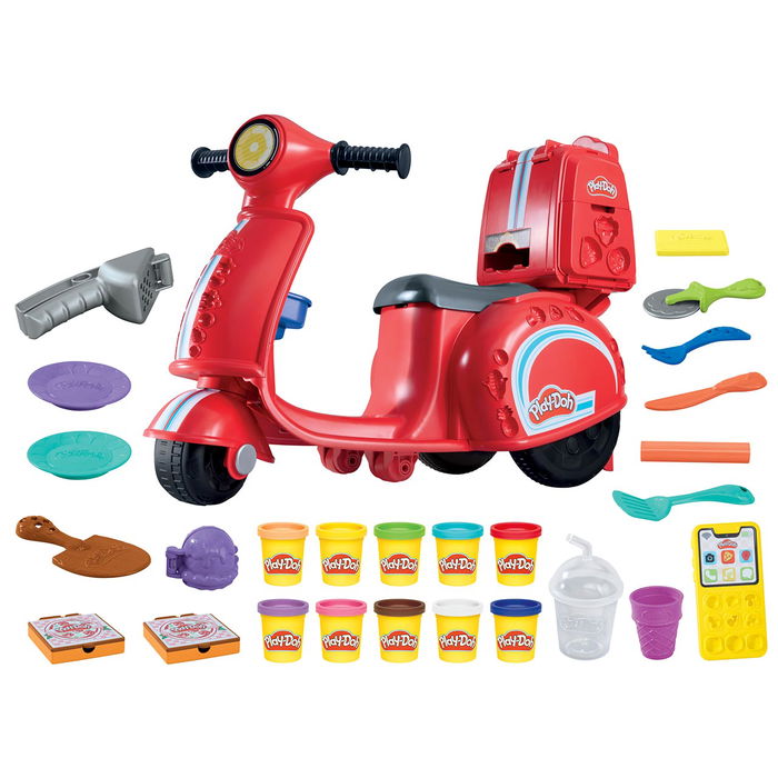 Play-Doh Moto Repartidora De Pizzas F8803 Hasbro para Niños