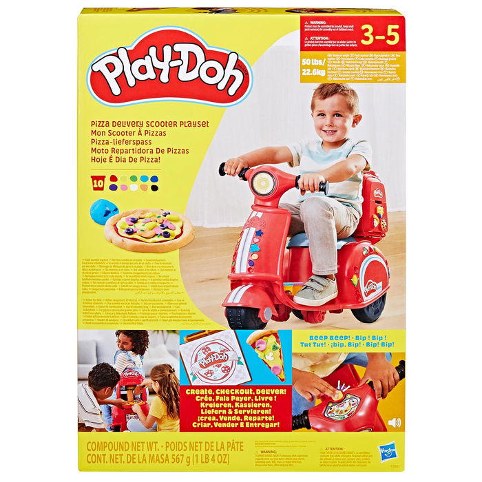 Play-Doh Moto Repartidora De Pizzas F8803 Hasbro para Niños