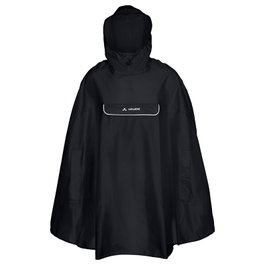 Vaude Poncho impermeable ligero para ciclistas con capucha, talla M, ecológico y reflectante
