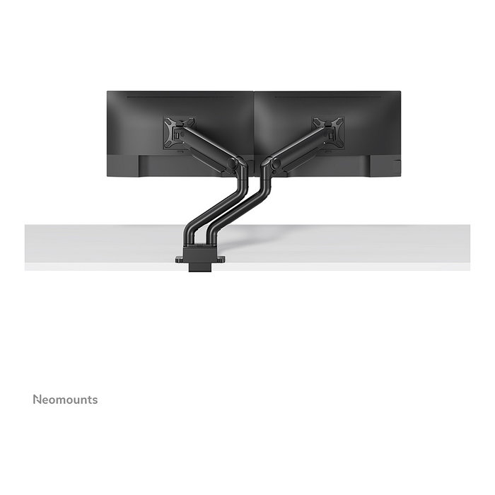 Neomounts DS70S-950BL2 Brazo de Monitor 17-35" - Resorte de Gas - 18 kg - 2 Pantallas - Negro