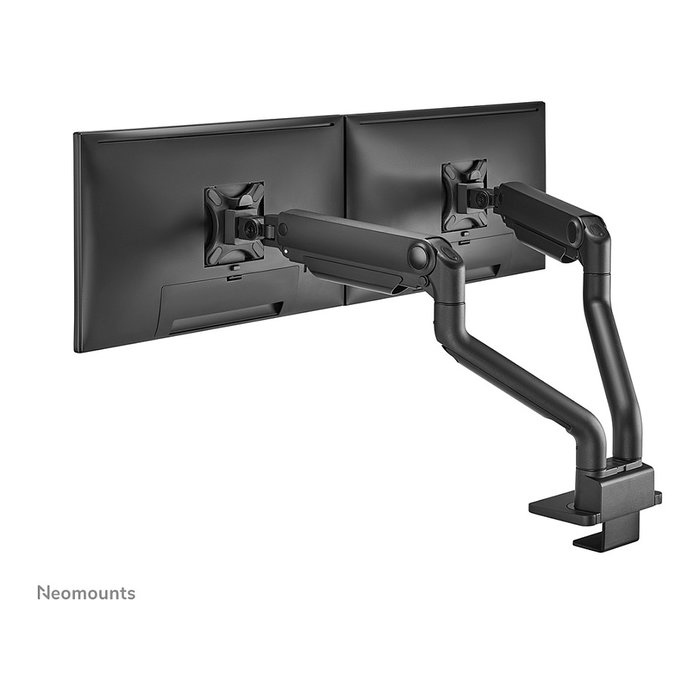 Neomounts DS70S-950BL2 Brazo de Monitor 17-35" - Resorte de Gas - 18 kg - 2 Pantallas - Negro