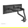 Neomounts DS70S-950BL2 Brazo de Monitor 17-35" - Resorte de Gas - 18 kg - 2 Pantallas - Negro