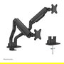 Neomounts DS70S-950BL2 Brazo de Monitor 17-35" - Resorte de Gas - 18 kg - 2 Pantallas - Negro