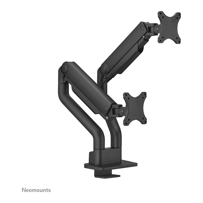 Neomounts DS70S-950BL2 Brazo de Monitor 17-35" - Resorte de Gas - 18 kg - 2 Pantallas - Negro