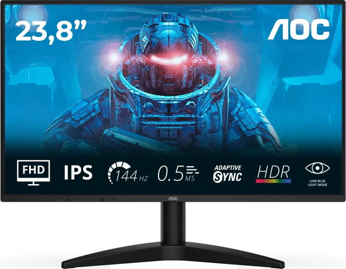 AOC 24B36X Monitor Gaming 23.8 IPS Full HD 144Hz Negro AOC 24B36X Monitor Gaming 23.8 IPS Full HD 144Hz Negro