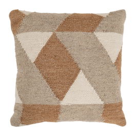 Cojín Multicolor Lana-Algodón Decoración 60 X 60 cm