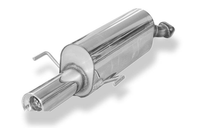 Fox Silenciador Trasero para Opel Astra G-CC OPC Hatchback