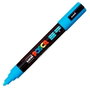 Posca PC-5M Marcador de Pintura Azul Claro Punta Bala 1,8-2,5 mm