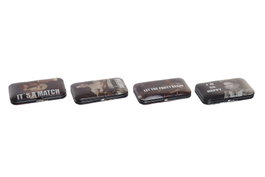 DKD Home Decor Manicura Art fun Set de 5 Piezas Negro Multicolor (PU, Inox) 6.5 x 2 x 11 cm
