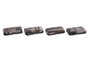 DKD Home Decor Manicura Art fun Set de 5 Piezas Negro Multicolor (PU, Inox) 6.5 x 2 x 11 cm