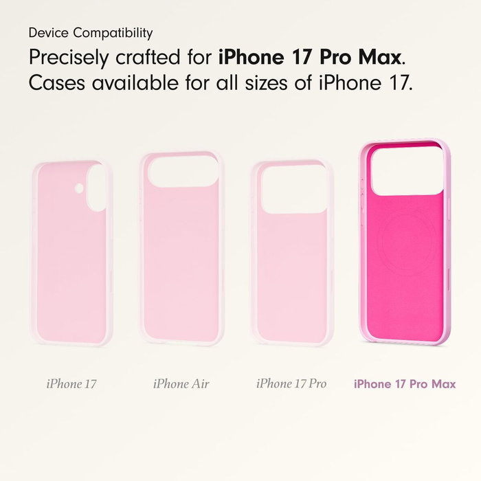 Beats Funda para iPhone 17 Pro Max con MagSafe y Control de Cámara, Rosa