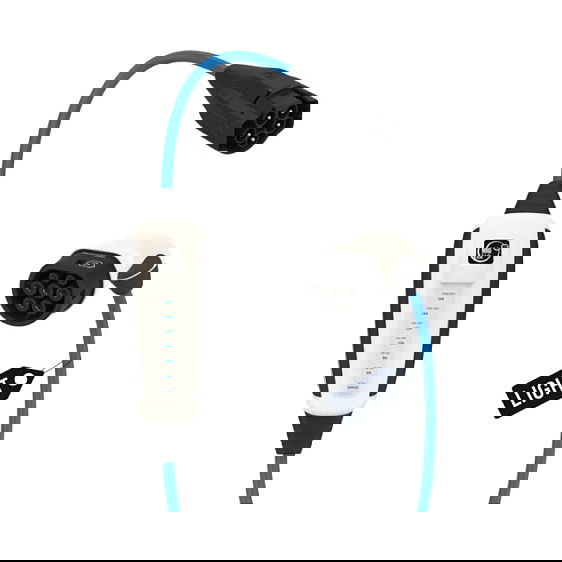 NRGkick 87101000 Cable de Carga para Vehículo Eléctrico, 16A, 10m, Type 2, Azul, IK10, IP67 NRGkick 87101000 Cable de Carga para Vehículo Eléctrico, 16A, 10m, Type 2, Azul, IK10, IP67