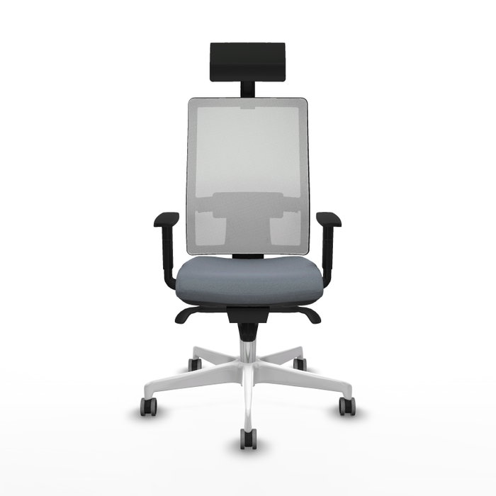 PIQUERAS Y CRESPO Silla de oficina Horna Gris y Blanca PIQUERAS Y CRESPO Silla de oficina Horna Gris y Blanca