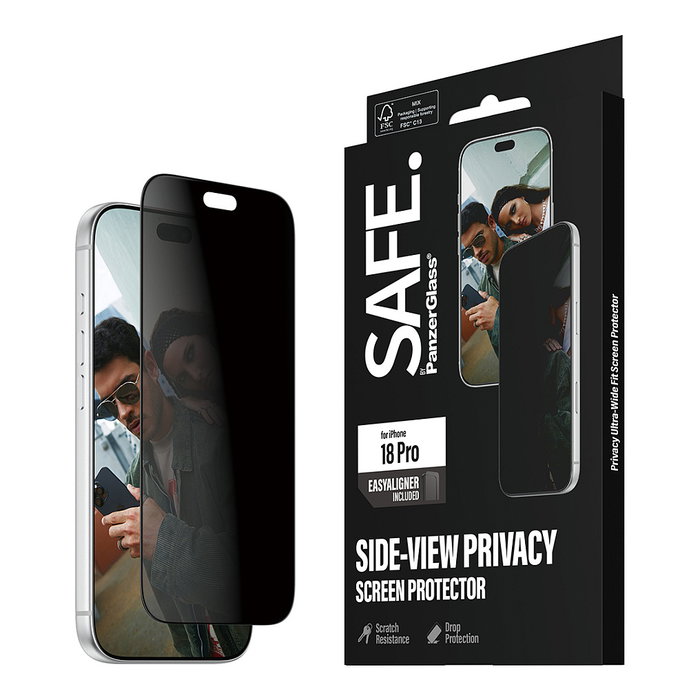 PanzerGlass PanzerGlass SAFE. Privacy Screen Protector para iPhone 18 Pro