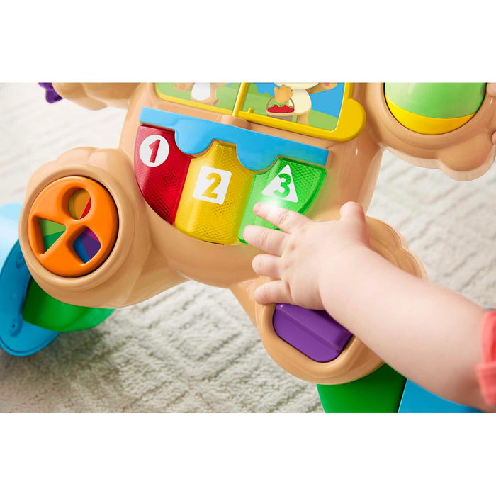 Fisher-Price Andador Perrito Primeros Pasos HHX15 con Actividades Interactivas y Aprendizaje