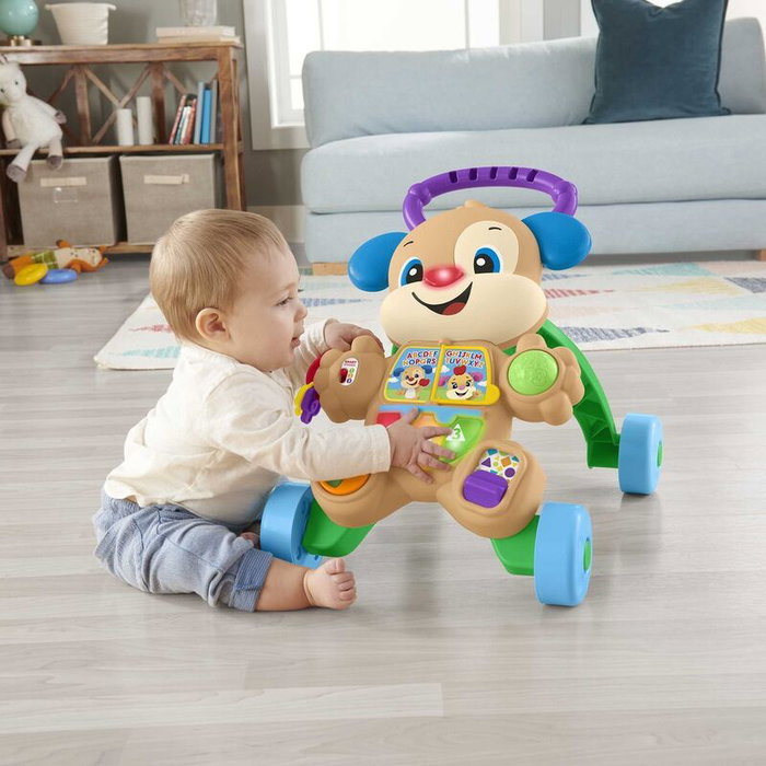 FISHER-PRICE Andador Perrito Primeros Pasos Ríe y Aprende