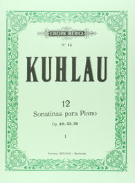 BOILEAU, 12 Sonatinas Op.20,55,59 - Friedrich Kuhlau