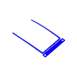 Fastener Forofis Plastico/Metal Azul (Set de 100)