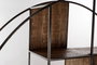 DKD Home Decor Estantería de Acacia y Metal Marrón 175x36x183