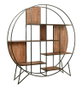 DKD Home Decor Estantería de Acacia y Metal Marrón 175x36x183