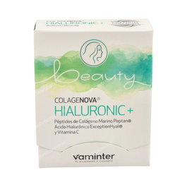 Colagenova Hialuronic+ Complemento Alimenticio con Ácido Hialurónico y Colágeno para la Piel, 30 Cápsulas