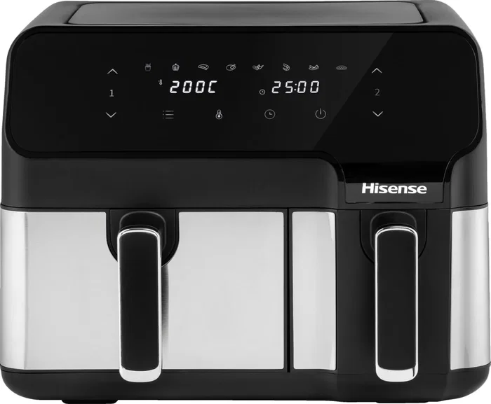 Hisense Freidora de aire HAF2900D doble 8,6 l independiente 1700 W negro Hisense Freidora de aire HAF2900D doble 8,6 l independiente 1700 W negro