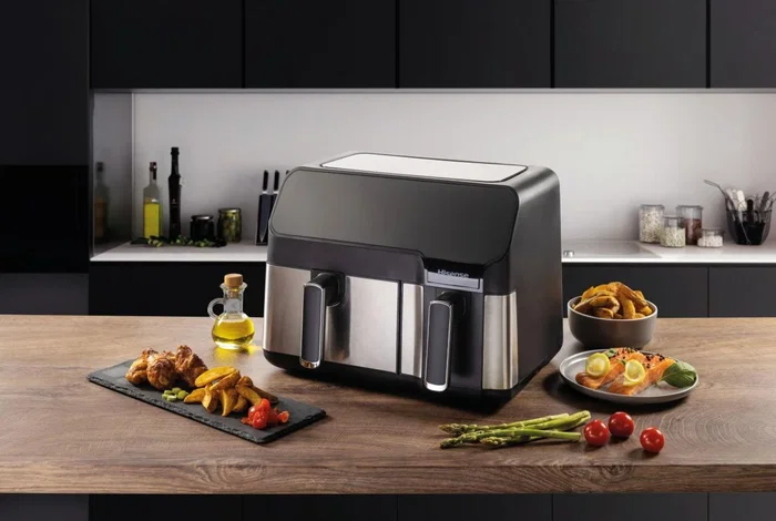 Hisense Freidora de aire HAF2900D doble 8,6 l independiente 1700 W negro Hisense Freidora de aire HAF2900D doble 8,6 l independiente 1700 W negro