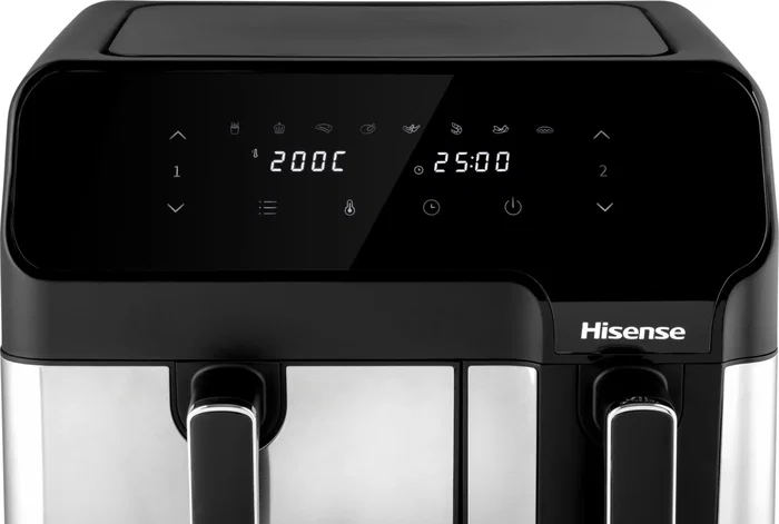 Hisense Freidora de aire HAF2900D doble 8,6 l independiente 1700 W negro Hisense Freidora de aire HAF2900D doble 8,6 l independiente 1700 W negro