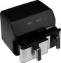 Hisense Freidora de Aire Caliente Doble e Independiente HAF2900D, 8,6 Litros, 1700 W, Control Táctil con Pantalla LED, Color Negro
