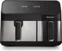 Hisense Freidora de Aire Caliente Doble e Independiente HAF2900D, 8,6 Litros, 1700 W, Control Táctil con Pantalla LED, Color Negro