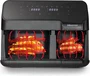 Hisense Freidora de aire HAF2900D doble 8,6 l independiente 1700 W negro