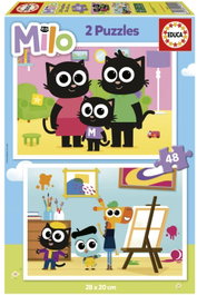 EDUCA BORRAS Puzzle 2x48 Milo