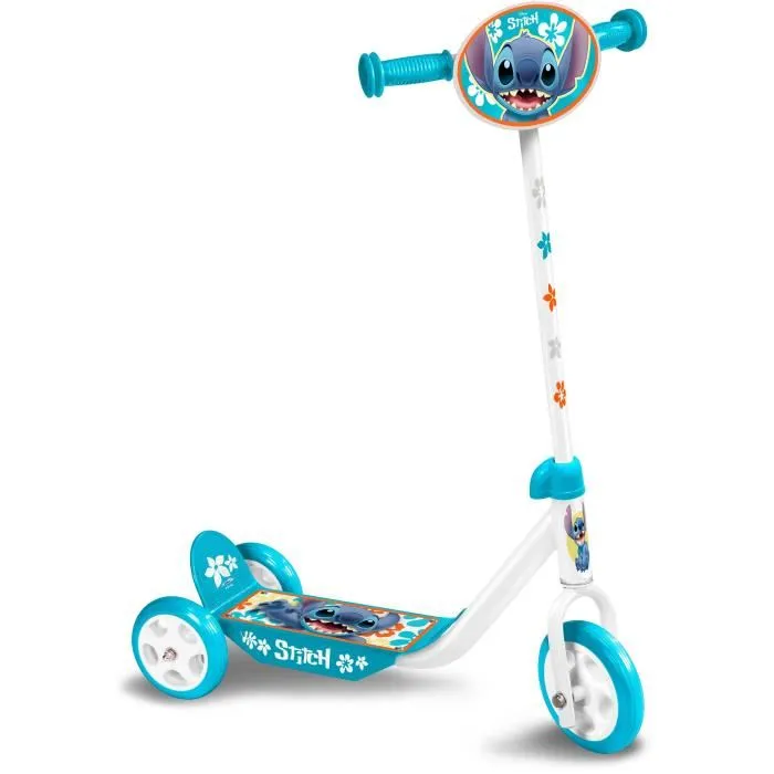 Disney STITCH Patinete 3 Ruedas Regulable Altura Plataforma Antideslizante Asas Antipellizcos Disney STITCH Patinete 3 Ruedas Regulable Altura Plataforma Antideslizante Asas Antipellizcos